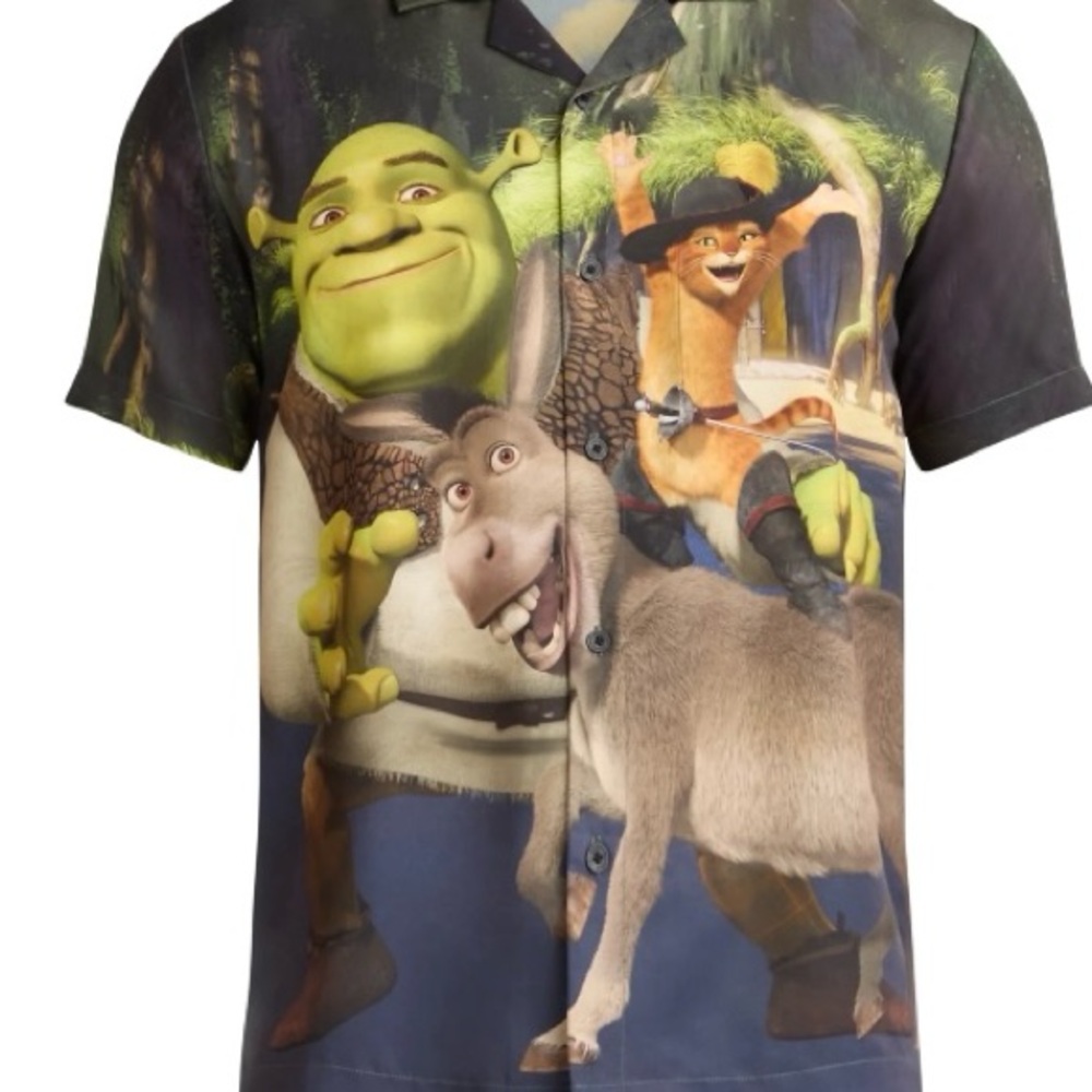 Men's Graphic Shirt with Animated Characters